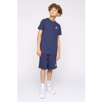 Kings Will Dream Boy's Kids Crosby Relaxed Fit Fleece Jog Shorts in Cotton-Rich Blend in Navy | Size: 10-11 Years