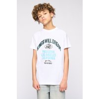 Kings Will Dream Boy's Kids Pasadena T-Shirt in White | Size: 12-13 Years