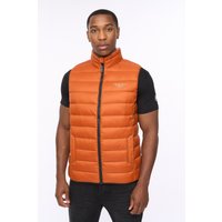 Gattering Lightweight Quilted Puffer Gilet Burnt