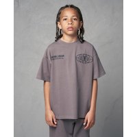 Kings Will Dream Boy's Studio Duo Line T-Shirt in Grey | Size: 10-11 Years