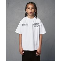 Kings Will Dream Boy's Studio Duo Line T-Shirt in White | Size: 10-11 Years