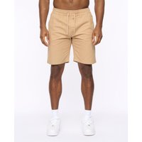 Crosshatch Men's Blansmoore Elastic Waist Shorts in Stone | Size: XL