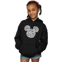 Disney Girl's Mickey Mouse Head Of Hands Hoodie in Black | Size: 12-13 Years