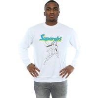 Supergirl Mono Action Pose Sweatshirt