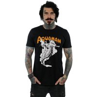 Aquaman Mono Action Pose T Shirt