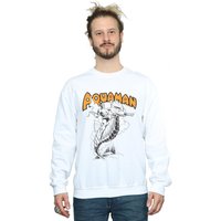 Aquaman Mono Action Pose Sweatshirt