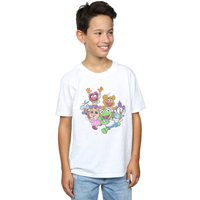Disney Boy's The Muppets Muppet Babies Colour Group T-Shirt in White | Size: 12-13 Years