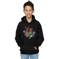 Disney Boy's The Muppets Muppet Babies Colour Group Hoodie in Black | Size: 9 Years