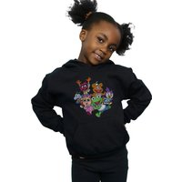Disney Girl's The Muppets Muppet Babies Colour Group Hoodie in Black | Size: 5-6 Years