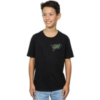 Disney Boy's Toy Story Neon Pizza Planet Breast Print T-Shirt in Black | Size: 3-4 Years
