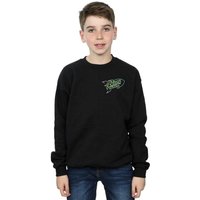 Disney Boy's Toy Story Neon Pizza Planet Breast Print Sweatshirt in Black | Size: 3-4 Years