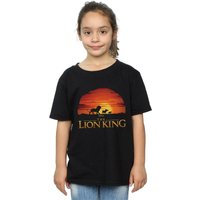 Lion King Movie Sunset Logo Cotton T Shirt