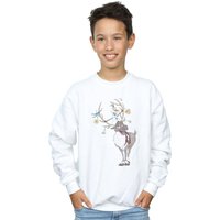 Disney Boy's Frozen Sven & Olaf Christmas Ornaments Sweatshirt in White | Size: 9 Years