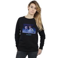 Disney Women's Frozen Build A Snowman Sweatshirt in Black | Size: Small