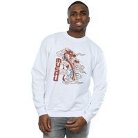Disney Men's Mulan Mushu Dragon Sweatshirt in White | Size: Large