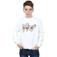 Three Little Pigs Having Fun Sweatshirt