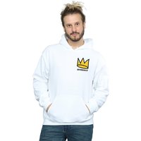 Crown Breast Print Hoodie