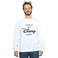 Disney Men's My T-Shirt Sweatshirt in White | Size: 3XL