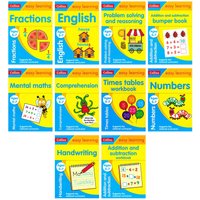 Collins 10PC Early Learning Educational 5-7 Years Activity Book Set | Size: 10 Pack