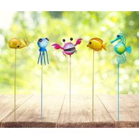 simpa Ornamental Sealife Garden Stake Set