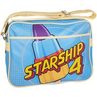 simpa Retro Starship Lolly Messenger Bag in Blue