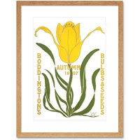 Artery8 Wall Art Print Boddingtons Bulbs Seeds Autumn 1907 Artwork Framed 9X7 Inch in Beige | Size: W7" x H9"