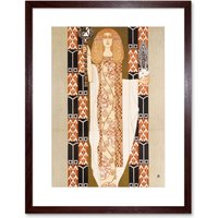 Artery8 Wall Art Print Moser Jacob & Josef Furniture Vintage Advert Artwork Framed 9X7 Inch in Brown | Size: W7" x H9"