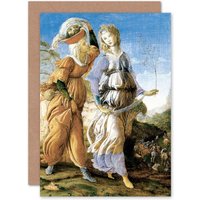 Artery8 Sandro Botticelli Judith With The Head Of Holofernes Fine Art Greetings Card