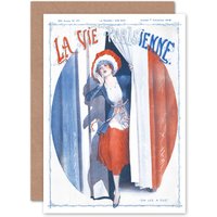 Artery8 La Vie Parisienne We Got Them World War 1 Victory Magazine Cover Greetings Card