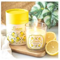 Lemon Scented Candle in Yellow