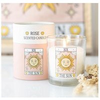 Sun Vintage Tarot Rose Candle