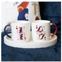 KDMD Her Ladyship & His Lordship Couples Mug Set in White
