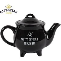 KDMD Witches Brew Black Ceramic Tea Pot