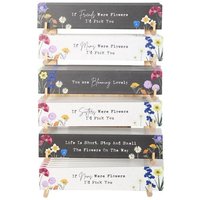 KDMD Set of 36 Wildflower Block Signs on Display