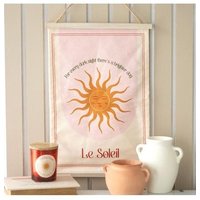 KDMD Le Soleil Sun Wall Hanging in Cream