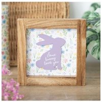 KDMD Some Bunny Loves You Wooden Frame Sign in White