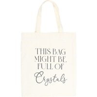 Full Crystals Polycotton Tote Bag