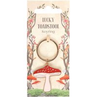 Lucky Toadstool Keyring