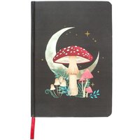 KDMD Forest Mushroom A5 Notebook in Black