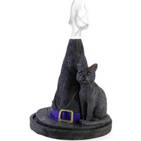 Witch Hat Cat Incense Cone Holder