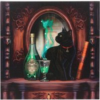 KDMD Absinthe Light Up Canvas Plaque in Bronze