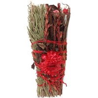 6in Ritual Wand Smudge Stick Rosemary & Flowers