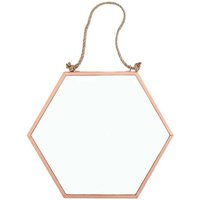 Small Geometric Mirror in Pink