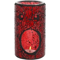 Pillar Crackle Glass Oil Burner