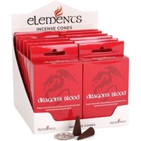 Set 12 Packets Elements Dragons Blood Incense Cones