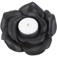 KDMD Black Rose Resin Tealight Candle Holder