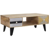 IH Design Celis Limited Edition Wooden Coffee Table with Drawers in Brown