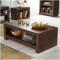 IH Design Duvid Mango Contemporary Coffee Table Large in Brown