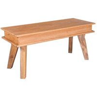 IH Design Indus Sheesham Solid Wood Dining Bench in Light Brown