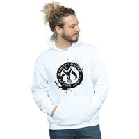 Mandalorian Bounty Hunter Splatter Skull Hoodie